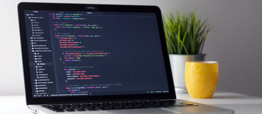Picture of a code on a table