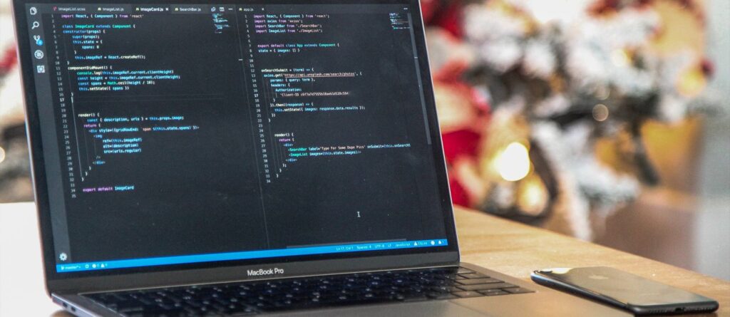 Picture of a code on a table