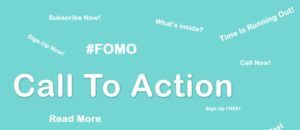 Picture of call to action banner