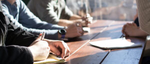 Picture of people having a business meeting