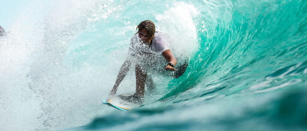 Picture of a surfer