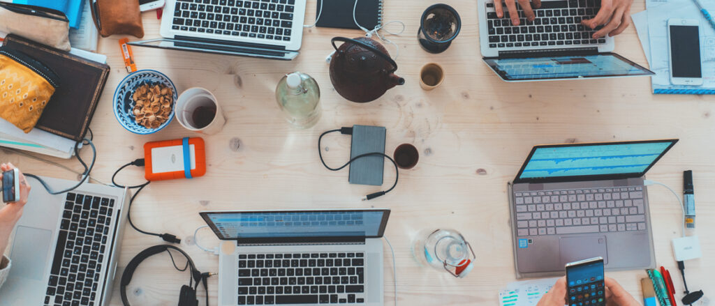 Picture of technology devices
